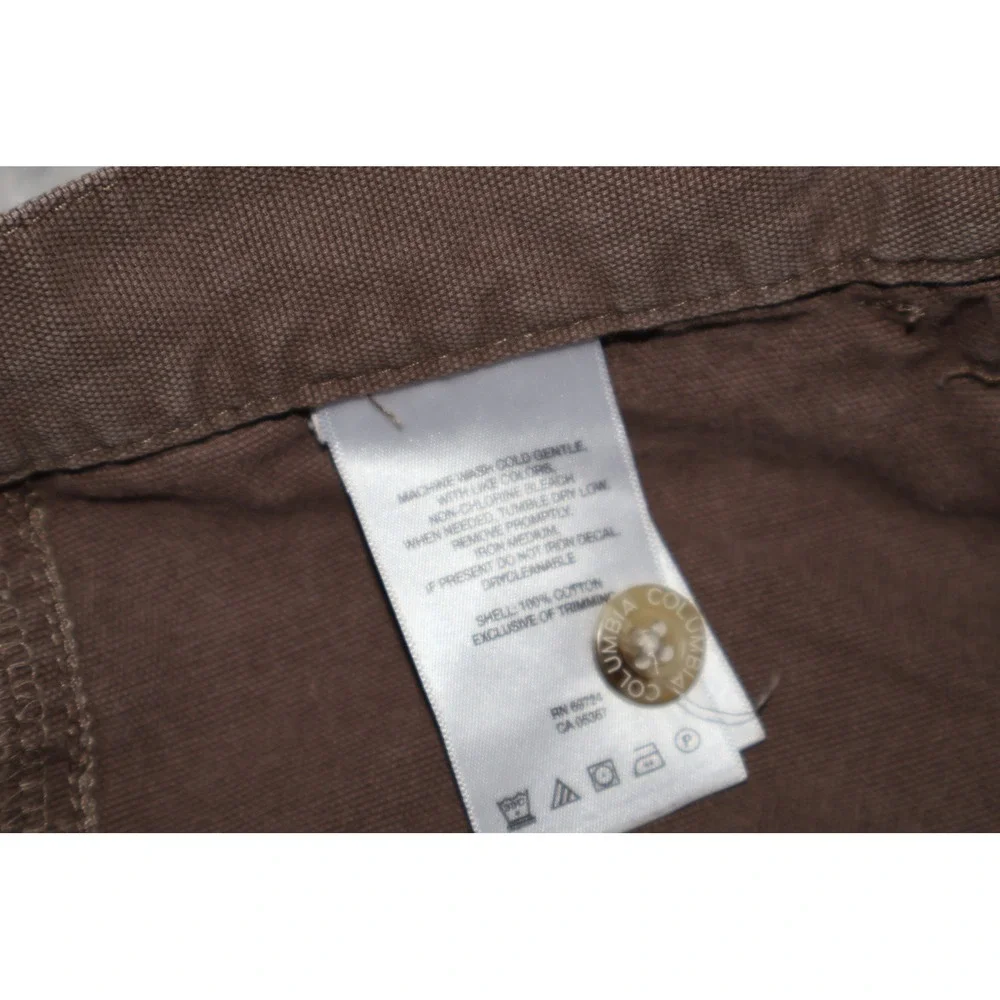 Columbia PFG Cargo Shorts Mens Medium Gray Performance Fishing Gear